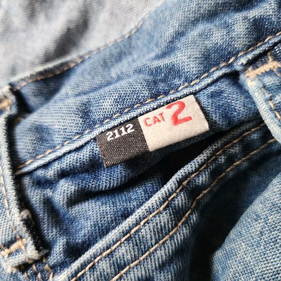 Carhartt FR Jeans Mens 33x36 Carpenter Pants Fire Resistant 2112 CAT 2 Workwear - Picture 13 of 16